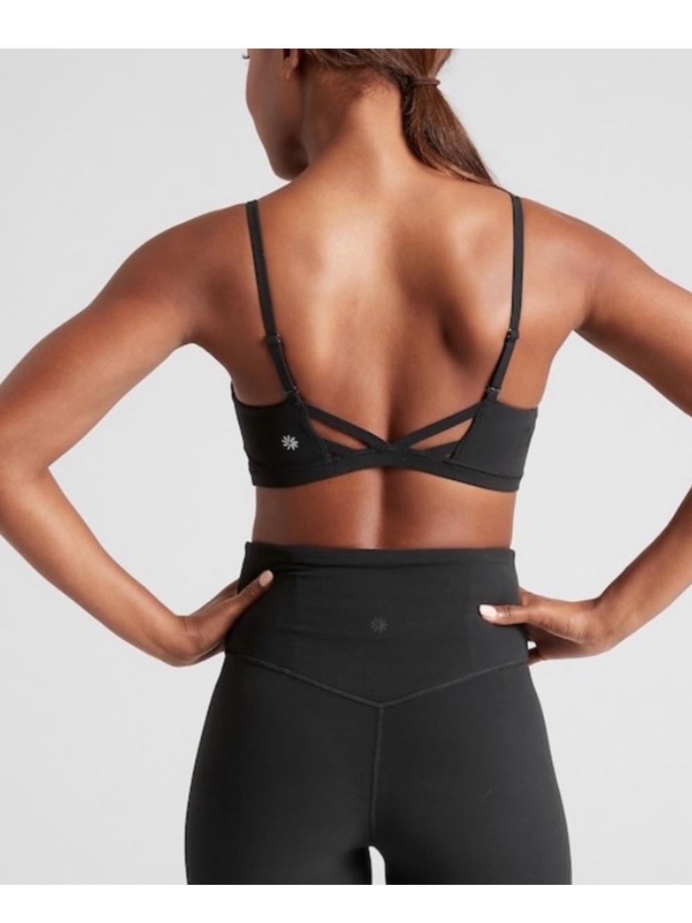lululemon athletica Black Double-Strap Bralette